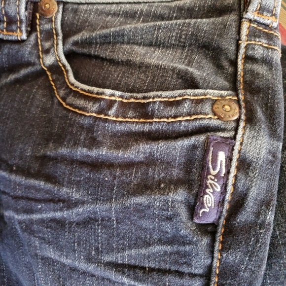 Silver Suki Boot Cut Women's Dark Wash Jeans 28x30 Denim sz 28 - Picture 9 of 11